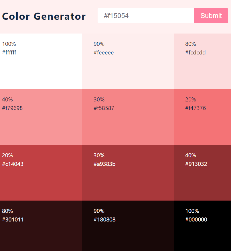 Color Generator — preview