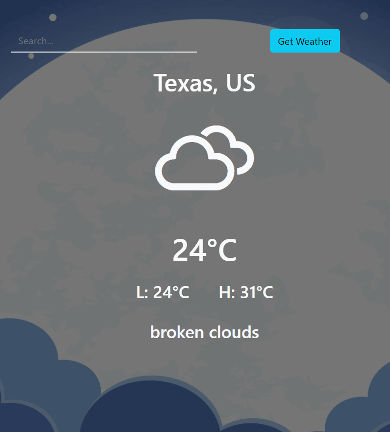 Weather App — preview